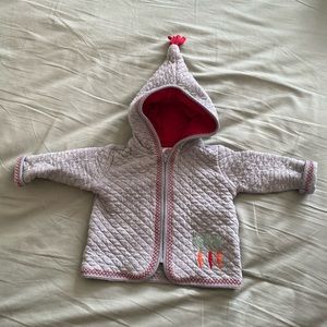 Hanna Andersson Carrot Quilted Hoodie